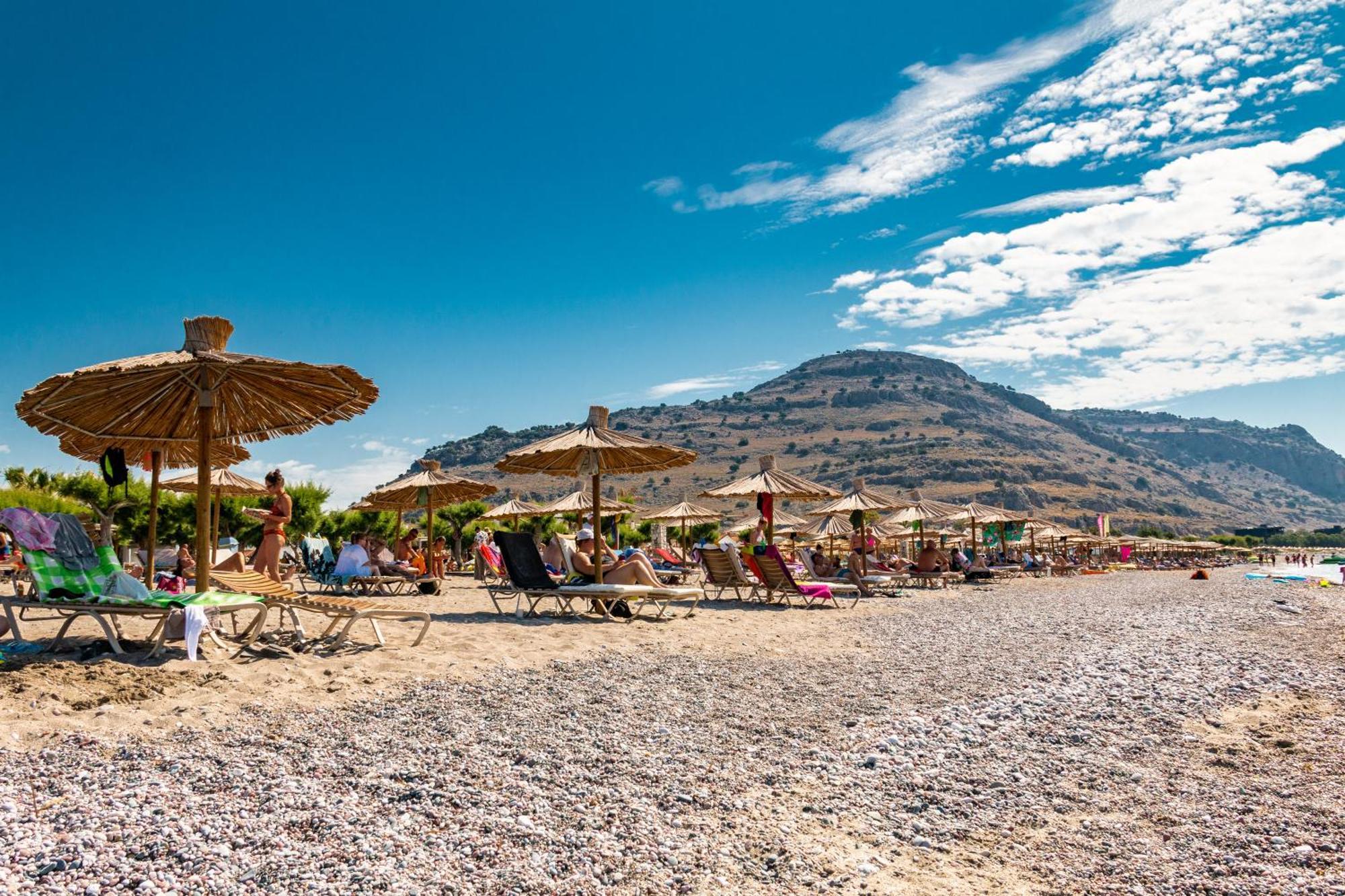 Sun Beach Lindos Lardos Eksteriør bilde