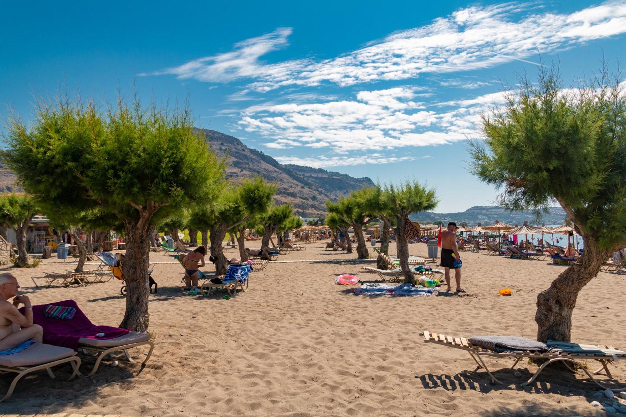 Sun Beach Lindos Lardos Eksteriør bilde