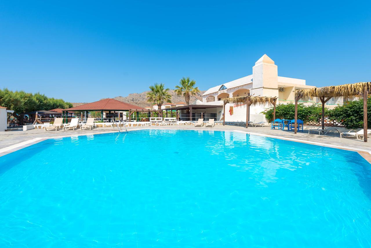Sun Beach Lindos Lardos Eksteriør bilde